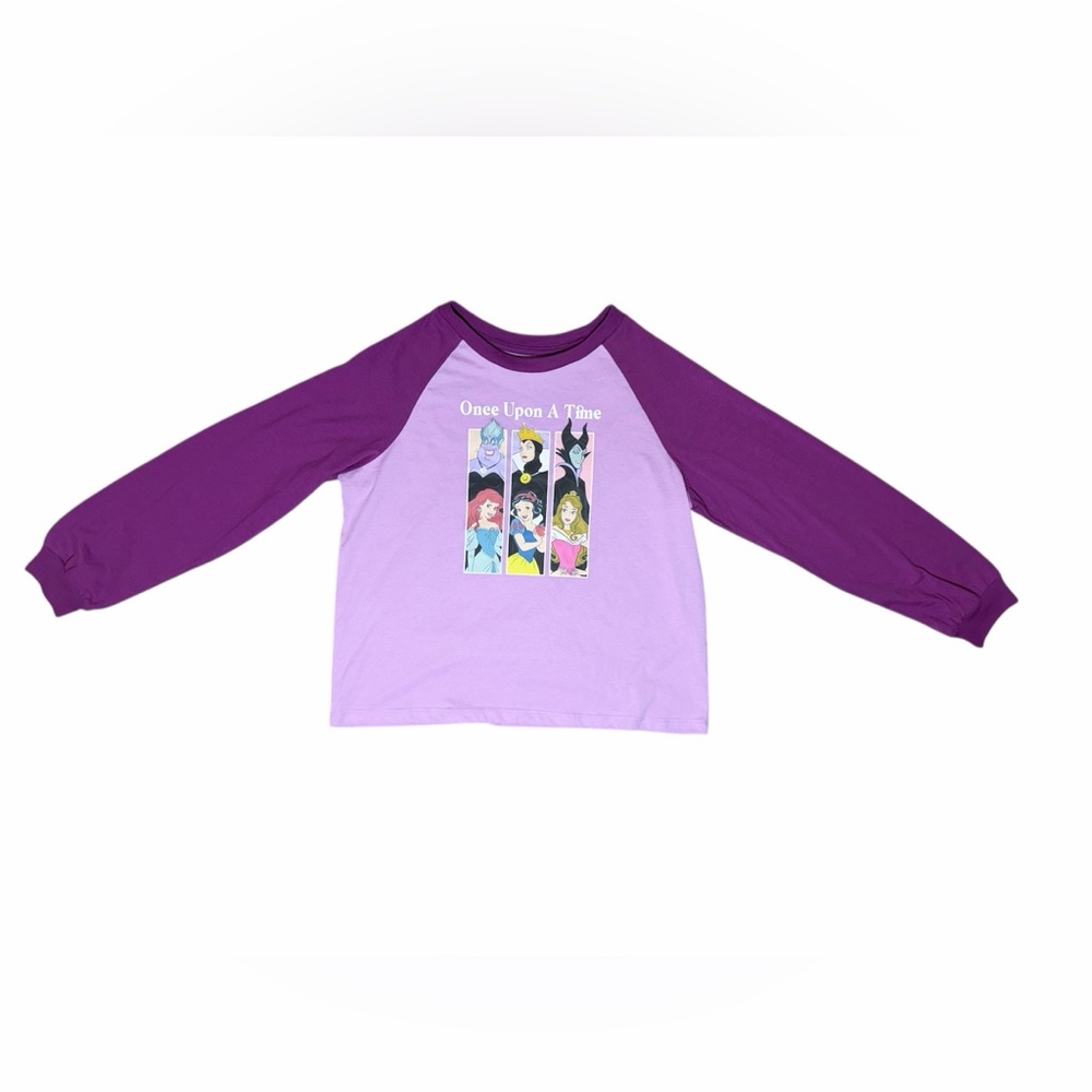 Disney Girl Villain/Princess Purple Long Sleeve shirt size XL (14)